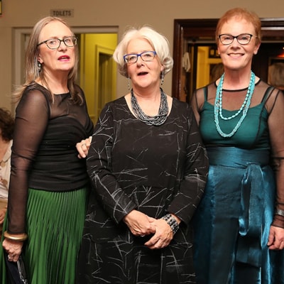 Justice Marie Baker, Justice Mary Ellen Ring and Noeline Blackwell  style=