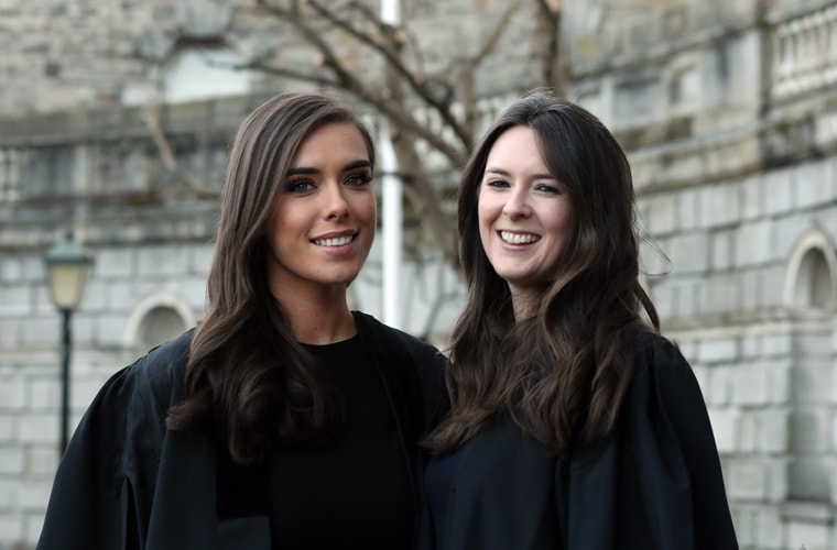 New solicitors Alice Moore and Aoife O'Neill style=