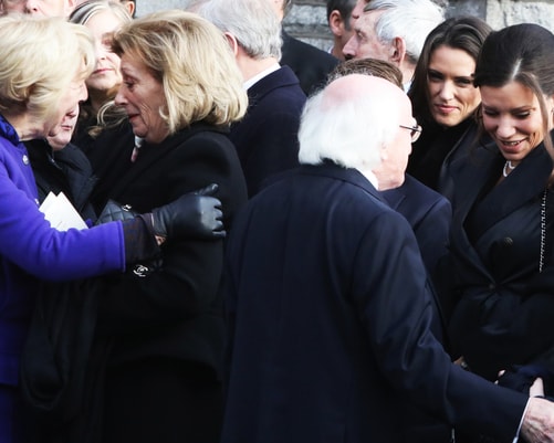 President Higgins and his wife Sabina. Pic: RollingNews.ie style=