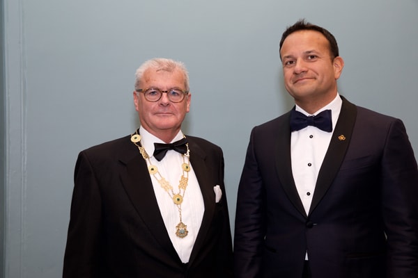 Law Society President Patrick Dorgan with Taoiseach Leo Varadkar style=