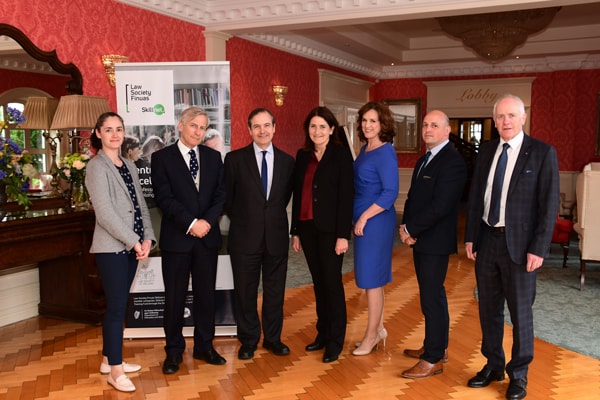 Aoife McDermott (Leitrim Bar Assoc), Michael  Monahan (Sligo Bar Assoc), John Elliot (Law  Society ) Katherine Kane (Law Society Finuas Skillnet), Michelle Nolan (Law Society Finuas Skillnet), Patrick Johnson (Courts Service) and Kieran Ryan (Leitrim Bar Association). style=