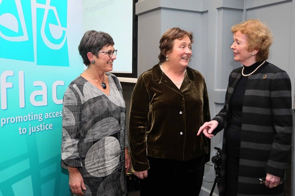 Doireann Ni Bhriain, Eilis Barry and Mary Robinson style=