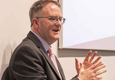 Dr Mark Hyland delivers fifth annual Law Society/IMRO lecture style=