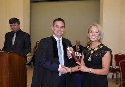 DPP Claire Loftus at Law Society parchment ceremony