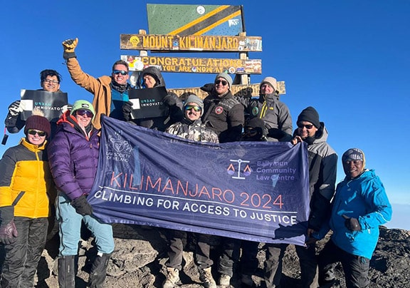 Law Society trainees reach Kilimanjaro summit